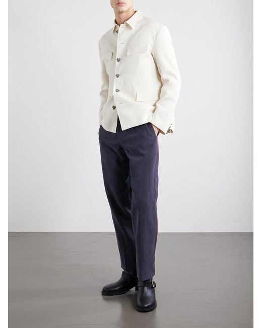 Enfants Riches Deprimes Natural Mao's Linen Blazer for men