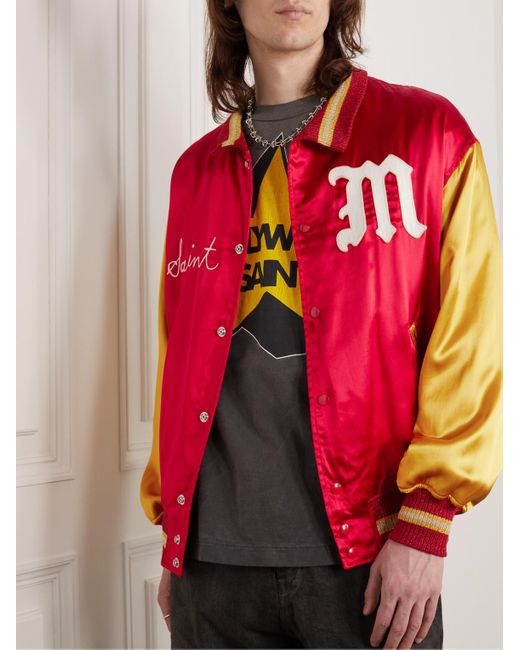 SAINT MXXXXXX World Map Bomber Jacket - Farfetch