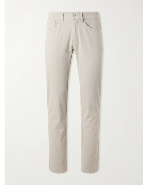 Peter Millar Natural Crown Straight-leg Cotton-canvas Trousers for men
