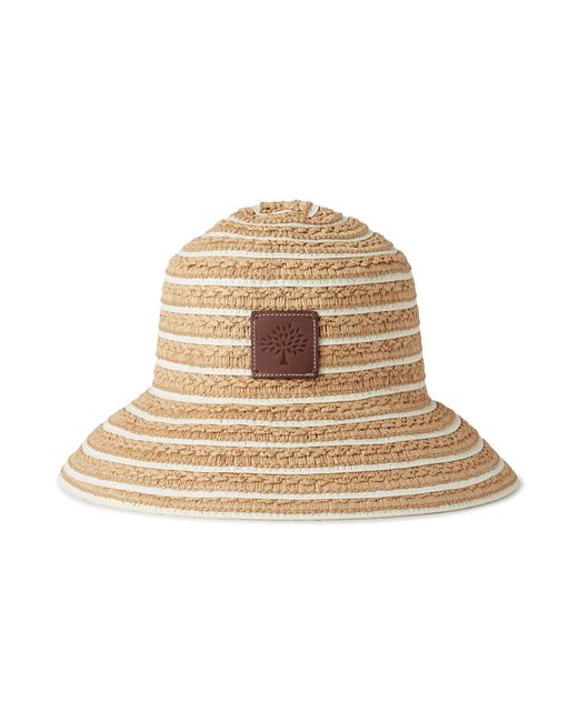 Mulberry Natural Braided Bucket Hat