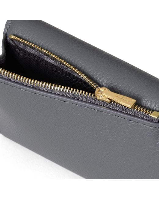 Mulberry Gray Folded Multi-Card Wallet Foggy