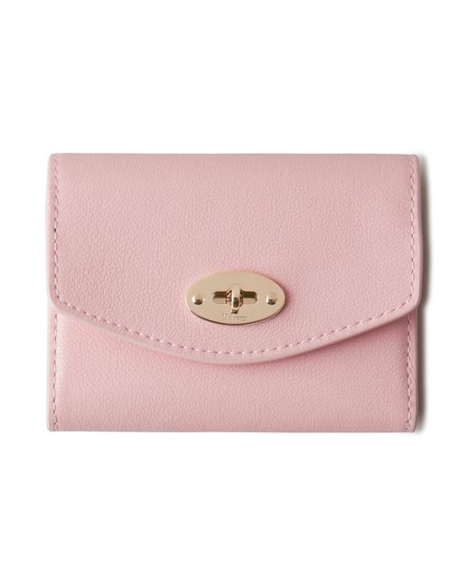 Mulberry Pink Darley Concertina Wallet