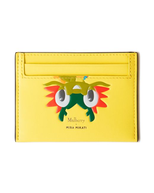 Mulberry Yellow X Mira Mikati Credit Card Slip