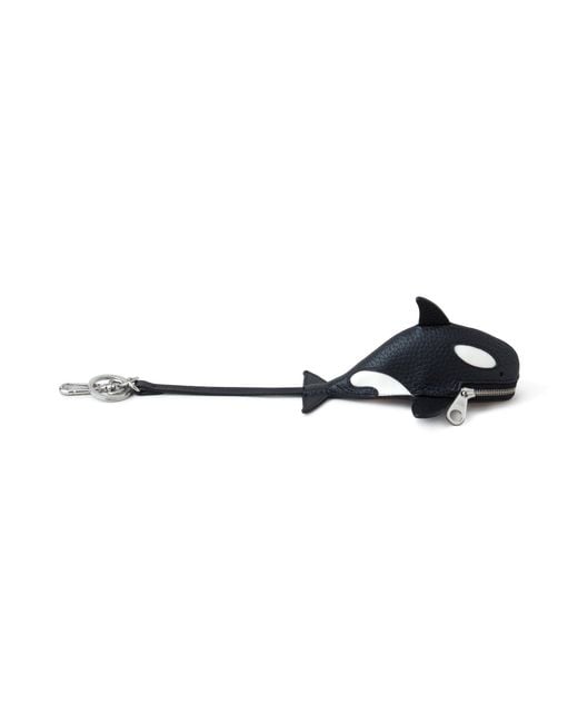 Mulberry Blue Case Keyring