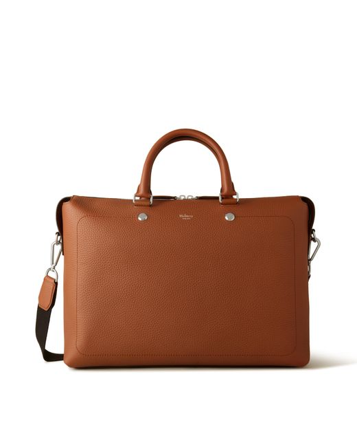 Mulberry City Briefcase In Chestnut Heavy Grain in Brown for Men Lyst