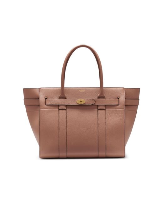 Mulberry Brown Zipped Bayswater