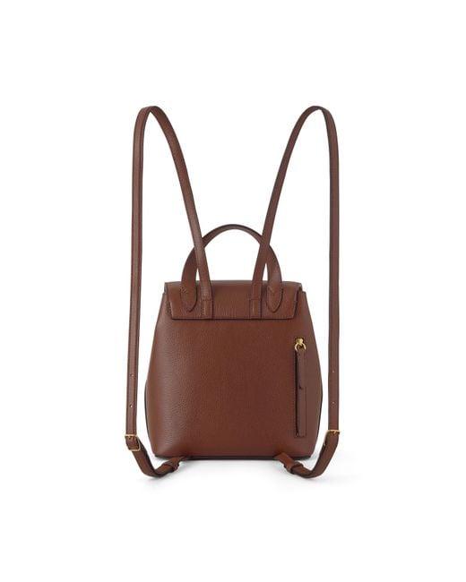 Mulberry Brown Mini Bayswater Backpack Oak