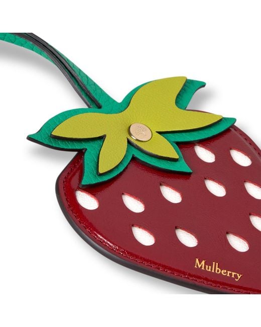Mulberry White British Summer Bag Charm