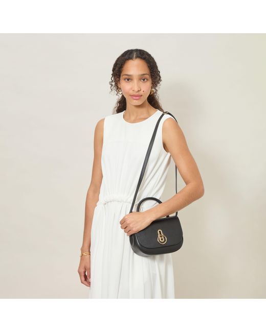 Mulberry Black Leather Small Amberley Top Handle