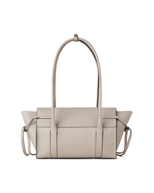 Mulberry Gray Small Soft Bayswater