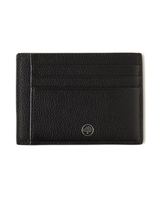 Mulberry Black Farringdon Card Holder for men