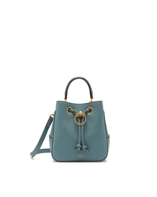 Mulberry Small Hampstead In Palm Green Small Classic Grain And Ayers