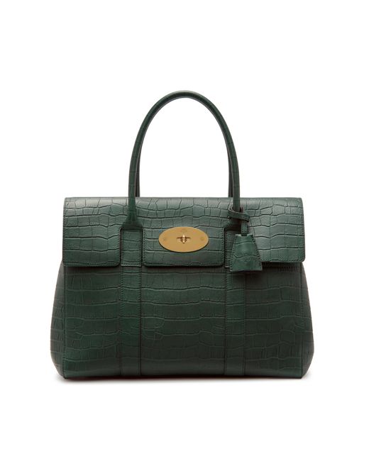 Mulberry In Green Croc Lyst
