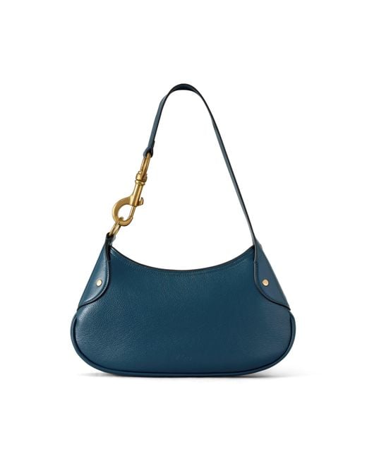 Mulberry Blue Leather Small Hackney Shoulder Bag Out Of The