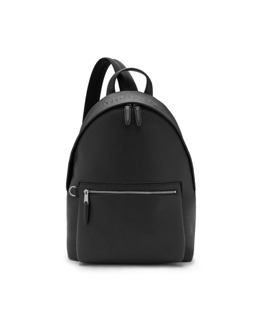 Mulberry Zipped One Shoulder Backpack In Black Small Classic Grain for men