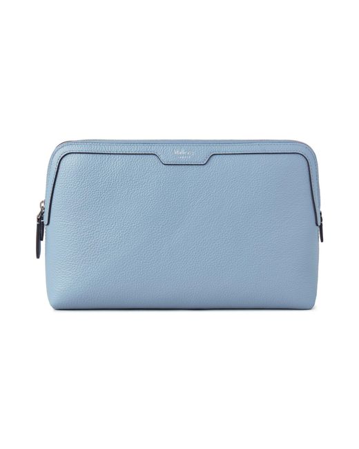 Mulberry Blue Medium Cosmetic Pouch
