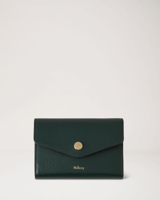 Mulberry Green Press Stud Wallet