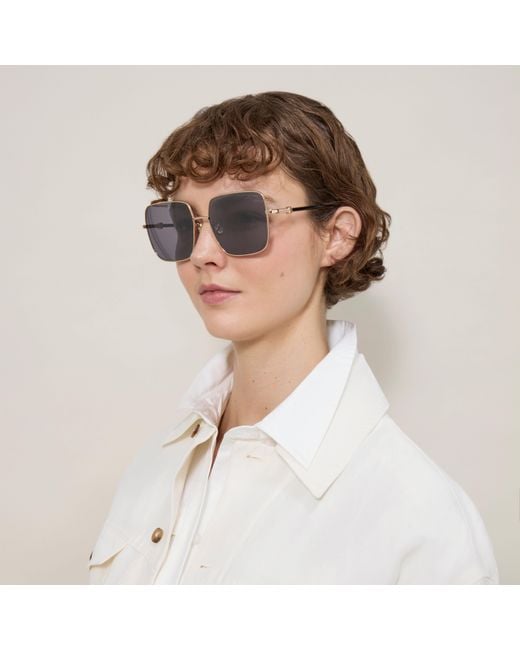 Mulberry Gray Flora Sunglasses Dark