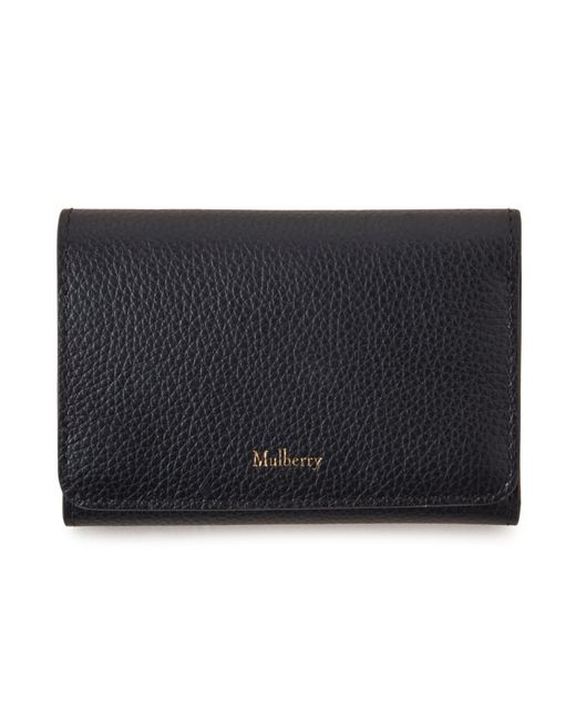 Mulberry Blue Continental Trifold