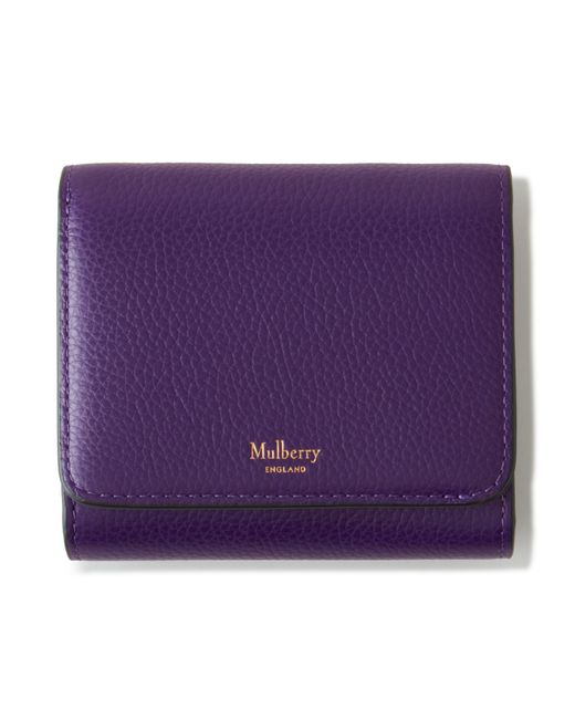 Mulberry Amberley Crossbody Bag Leather Small Purple 1716861