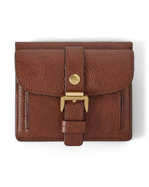 Mulberry Brown Roxanne Wallet Oak