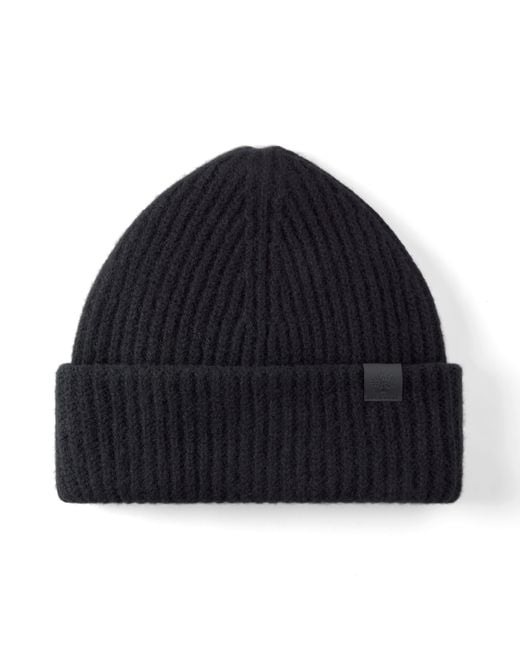 Mulberry Blue Chunky Ribbed Beanie