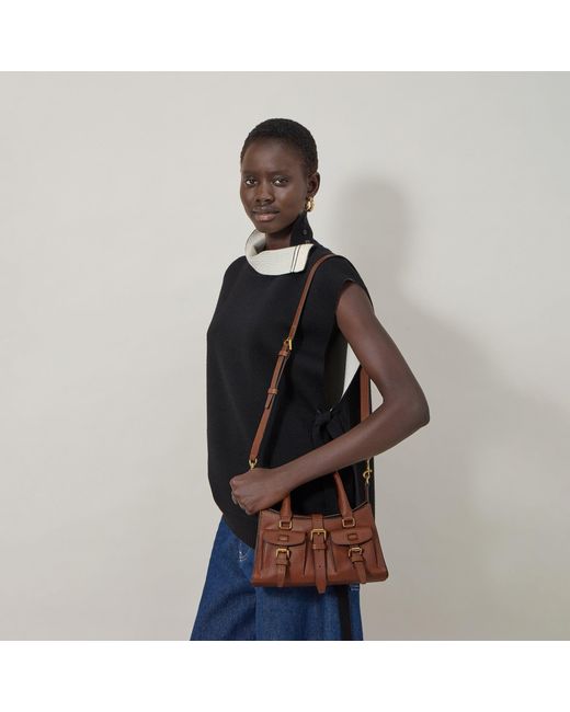 Mulberry Brown Small Roxanne Oak