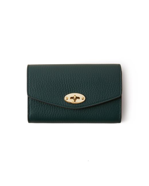 Mulberry Green Medium Darley Wallet