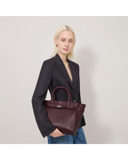 Mulberry Purple Small Zipped Bayswater Cherry