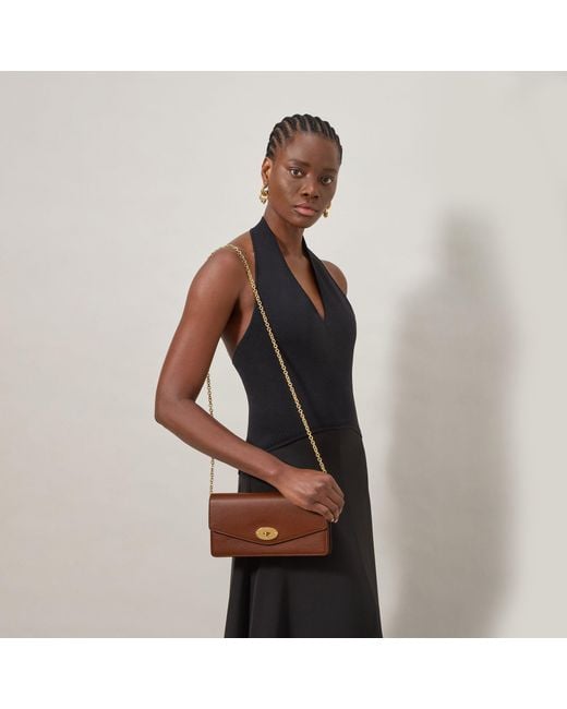 Mulberry Brown Darley Clutch Oak