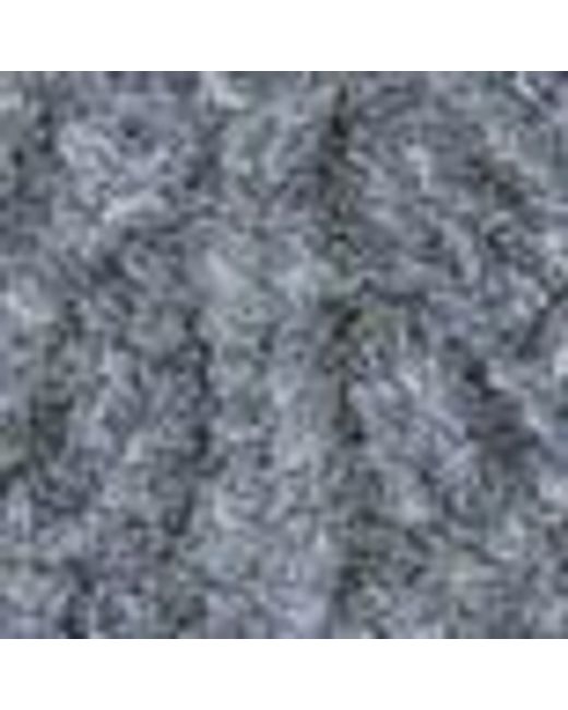 Mulberry Blue Solid Wool Beanie Light Melange