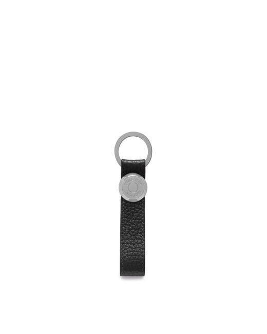 Mulberry Black Rivet Keyring for men
