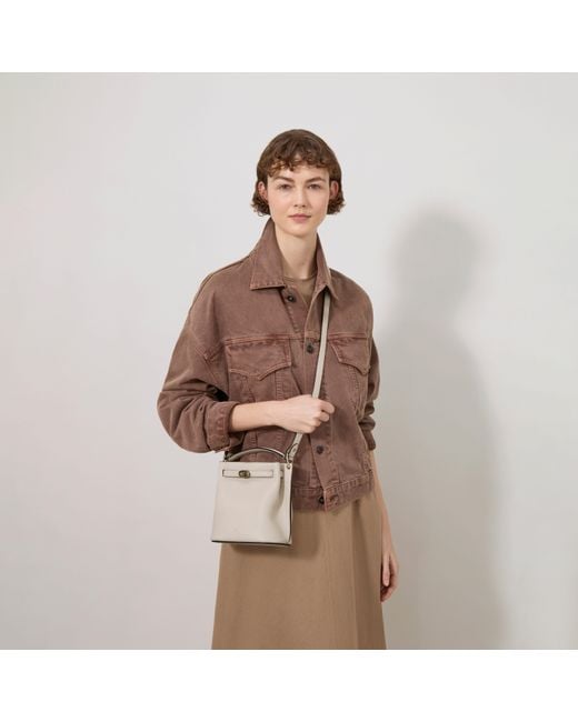 Mulberry Metallic Mini Islington Bucket
