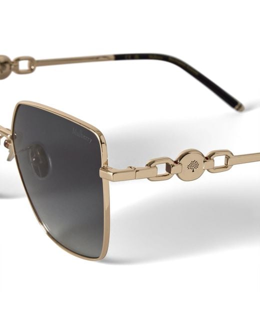 Mulberry Gray Tallulah Sunglasses Charcoal