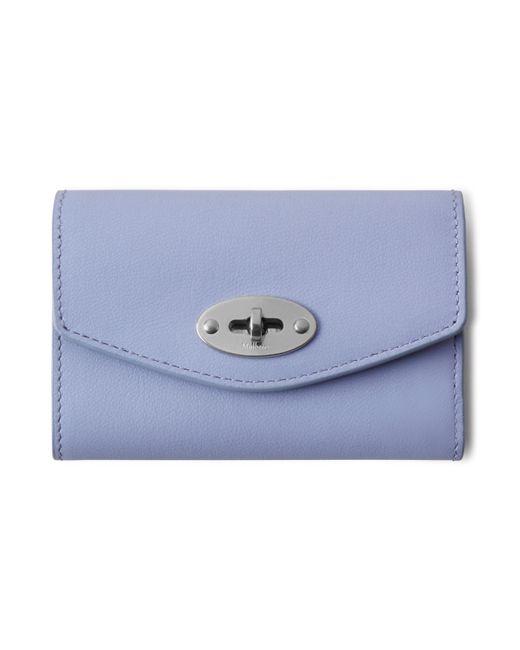 Mulberry Blue Darley Folded Multi-card Wallet