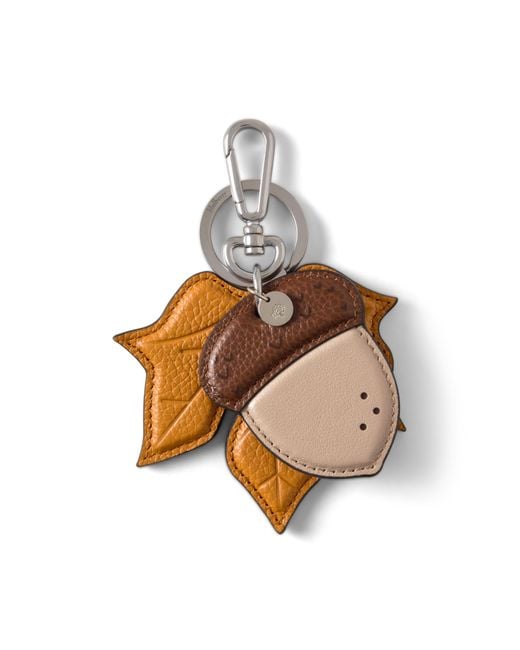 Mulberry Brown British Park Keyring