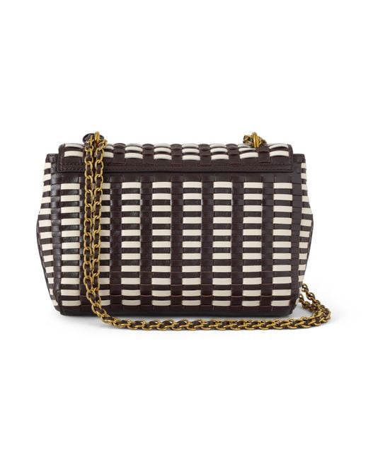 Mulberry Black Leather Lily Ebony-Eggshell