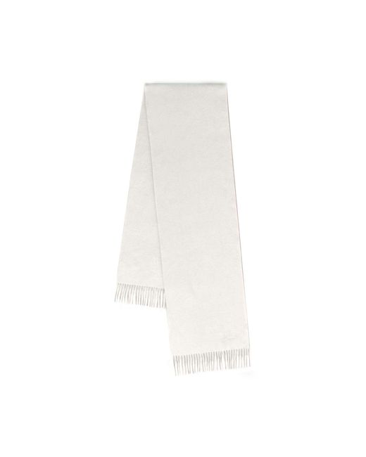 Mulberry White Cashmere Scarf