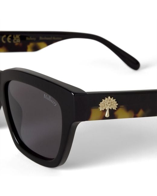 Mulberry Black Vera Sunglasses