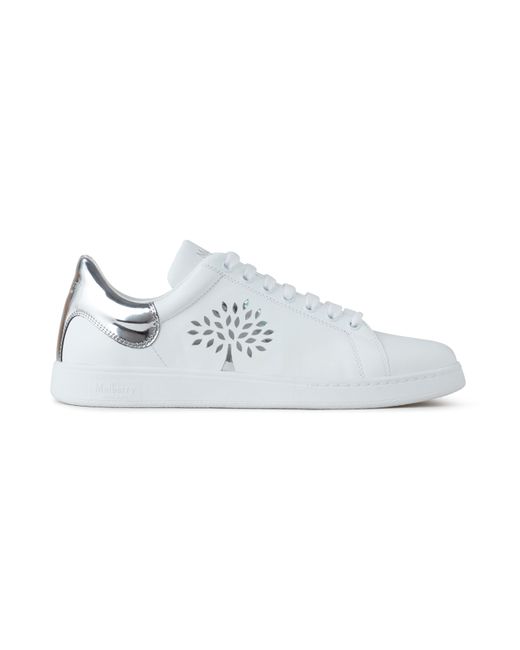 Mulberry Blue Tree Tennis Trainers