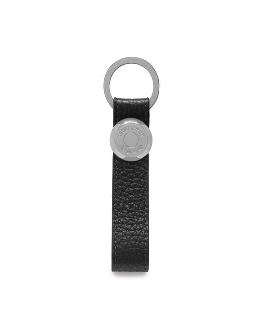 Mulberry Black Rivet Keyring for men