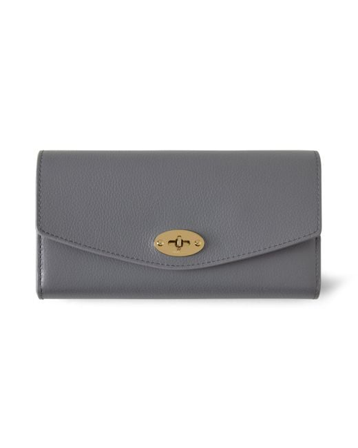 Mulberry Gray Darley Wallet Foggy