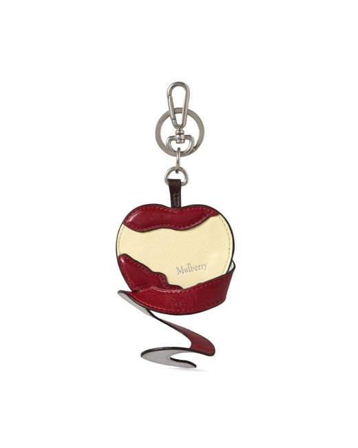 Mulberry White Peeling Fruit Keyring