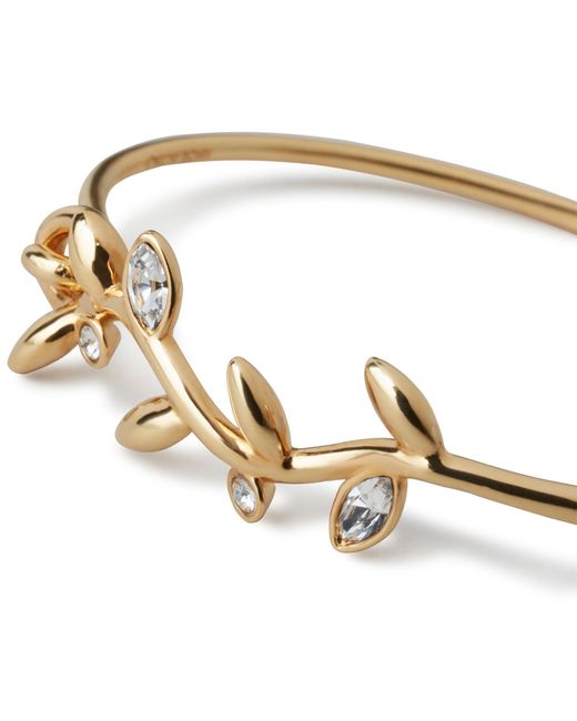 Mulberry Metallic Leaf Bracelet