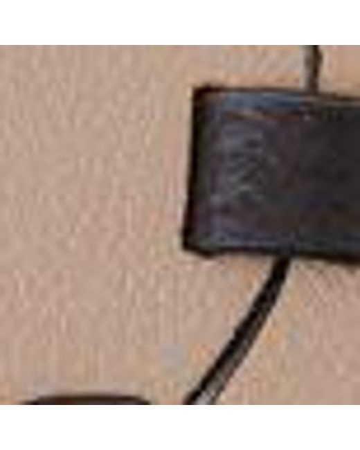 Mulberry Metallic Puzzle Keyring