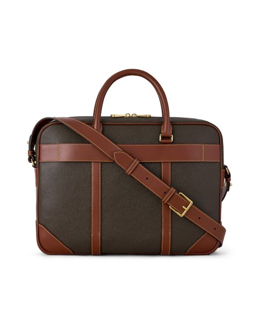 Mulberry Brown Heritage Briefcase Mole-Cognac for men