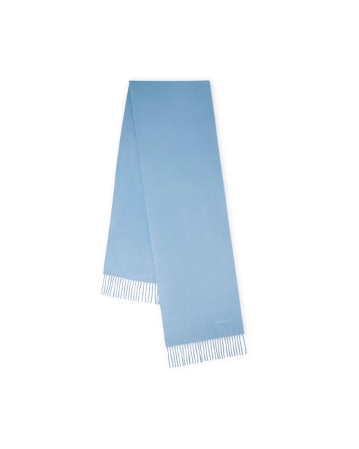 Mulberry Blue Cashmere Scarf