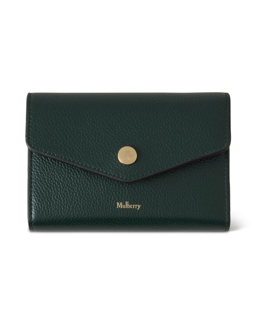 Mulberry Green Press Stud Wallet