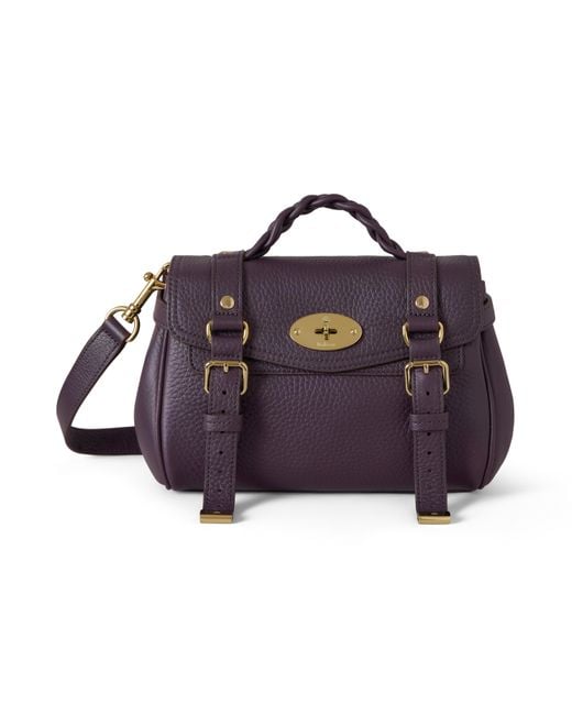 Mulberry Purple Mini Alexa Deep Aubergine