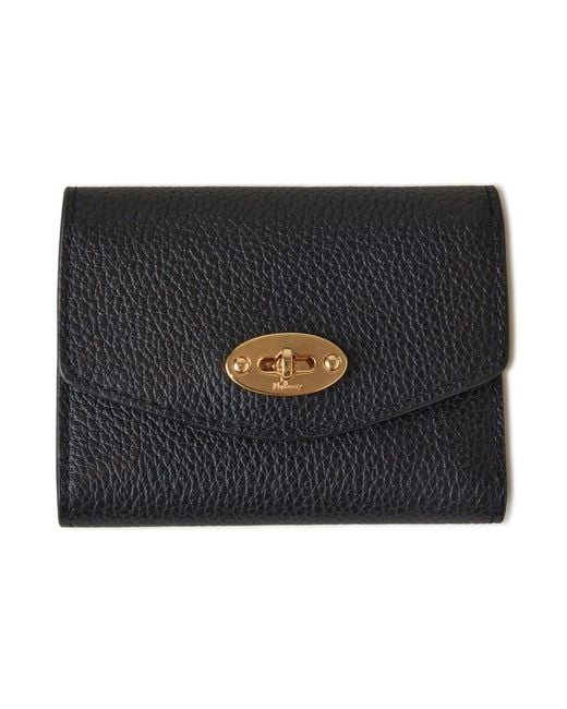 Mulberry Black Darley Concertina Wallet